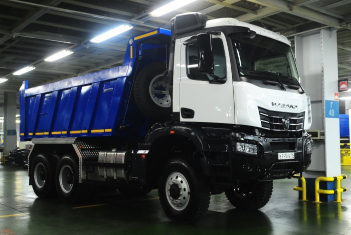 НА «КАМАЗЕ» СТАРТОВАЛА ПРОБНАЯ СБОРКА НОВЕЙШЕГО САМОСВАЛА