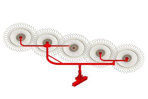 Грабли валковые навесные ГВН-4
